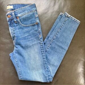 Madewell 9” Mid Rise Skinny Jeans